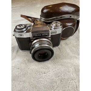 Zeiss Ikon Contaflex Super B 35mm SLR Camera Carl Zeiss Tessar 2.8/50 Lens Case